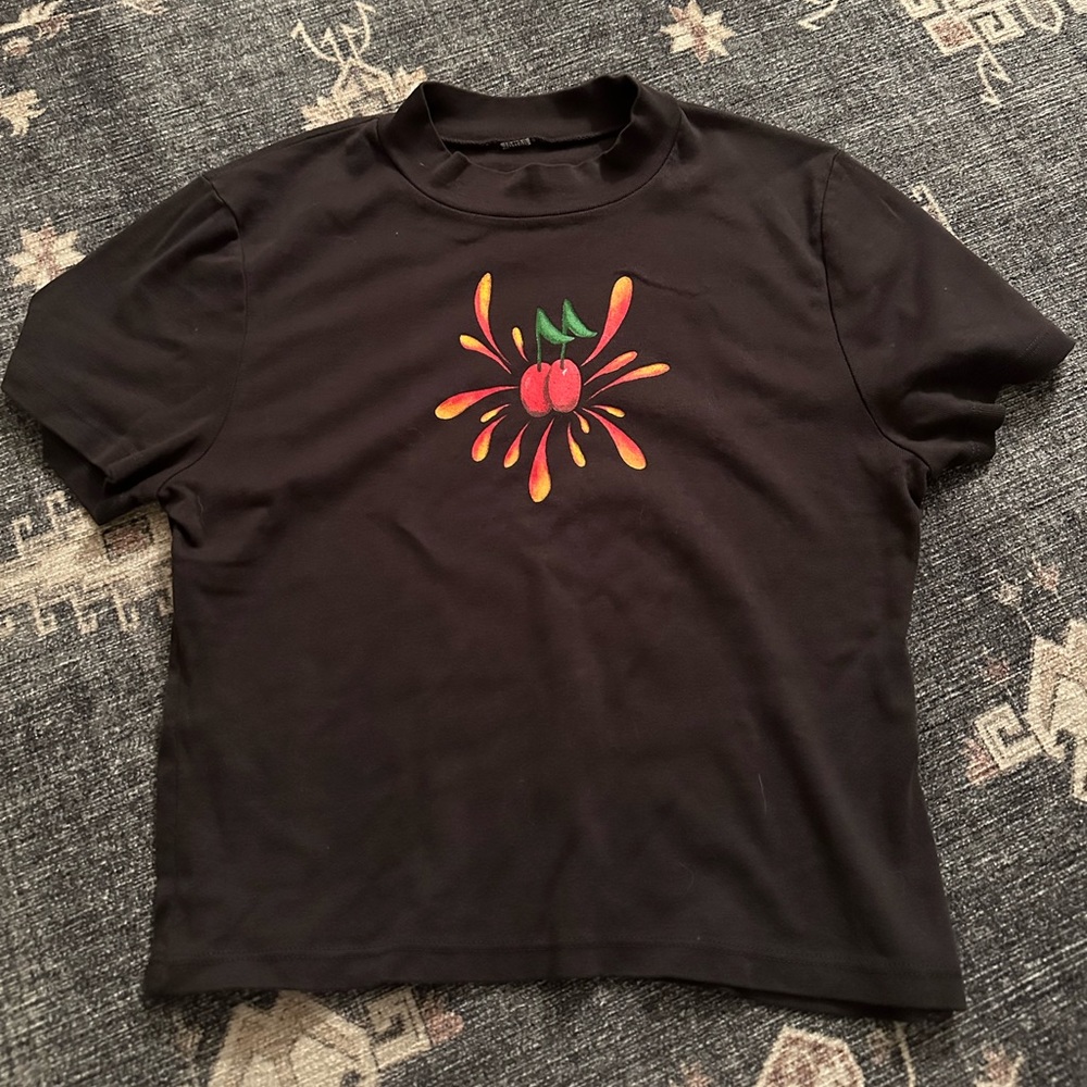 Cherry LA Baby Tee